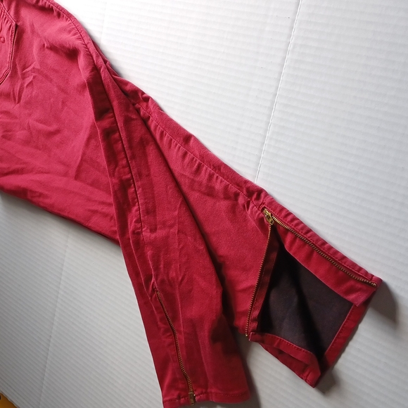 ☆☆☆Denizen Levi's Red High-Rise Ankle Skinny size 18 or 34w - Picture 8 of 9